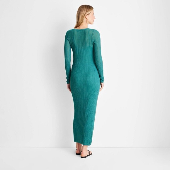 future collective Dresses & Skirts - Nwt Women's Long Sleeve Sheer Midi Dress - Future
Collective with Jenny K Lopez